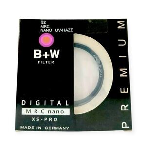 B+W 52mm XS-Pro UV Haze MRC-Nano 010M Glass Filter, Made in Germany, New in Box